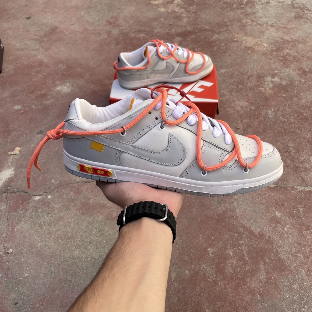 Off White x Nike Dunk “Orange Gray”