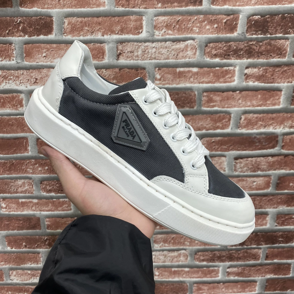 Tenis Prada “ Branco/Cinza ”