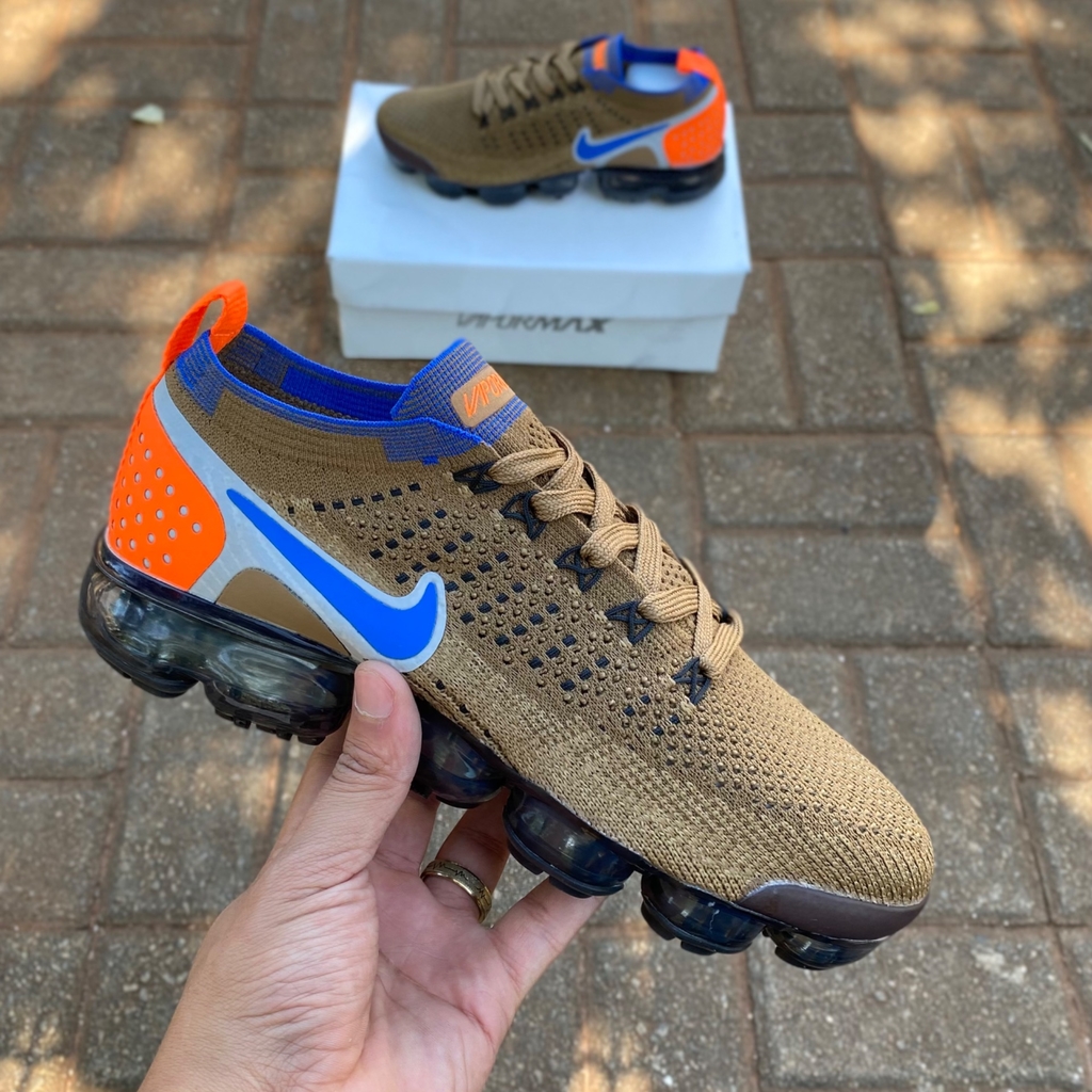 Vapormax 2.0 Marrom/Azul/Laranja PROMOÇÃO