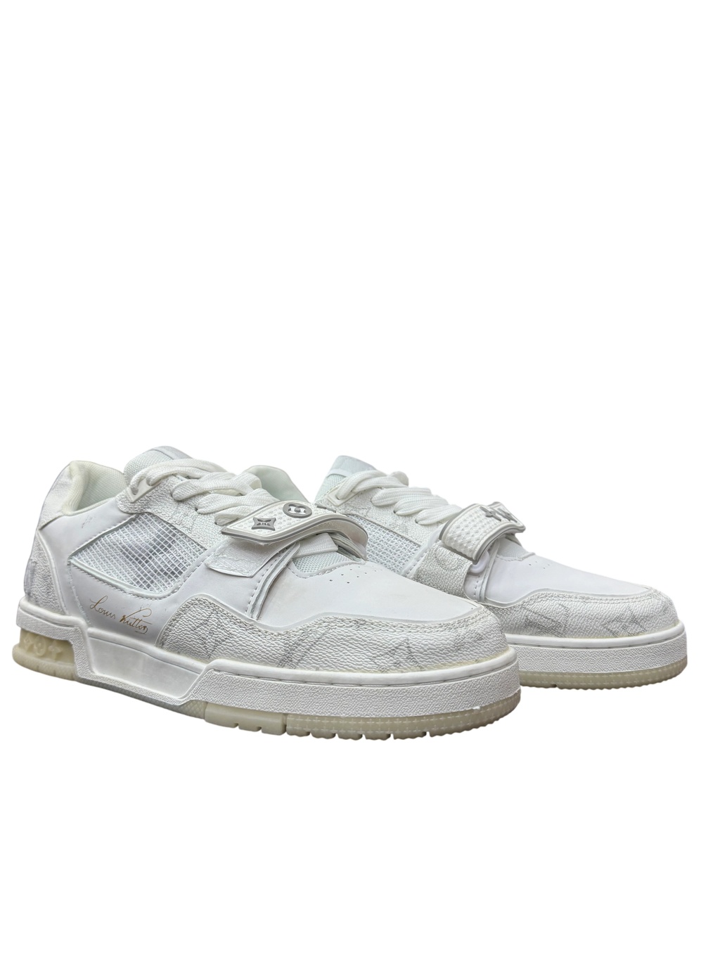 LV Trainer Velcro Branco - Comprar em Linho Imports