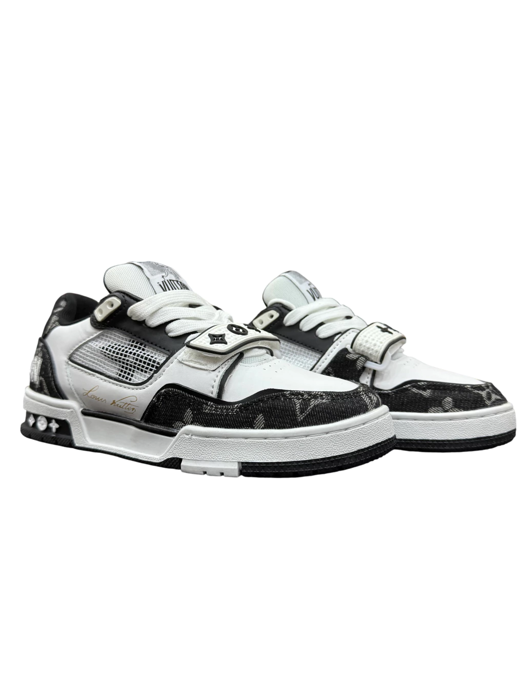 LV Trainer White / preto - Comprar em Linho Imports