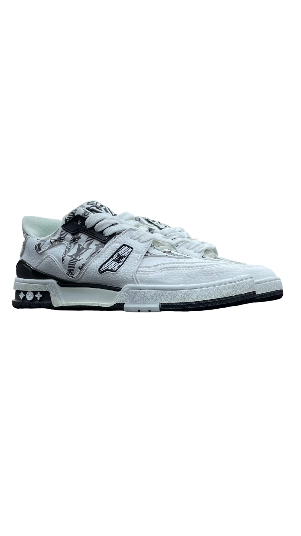 LV Trainer White Black - Comprar em Linho Imports