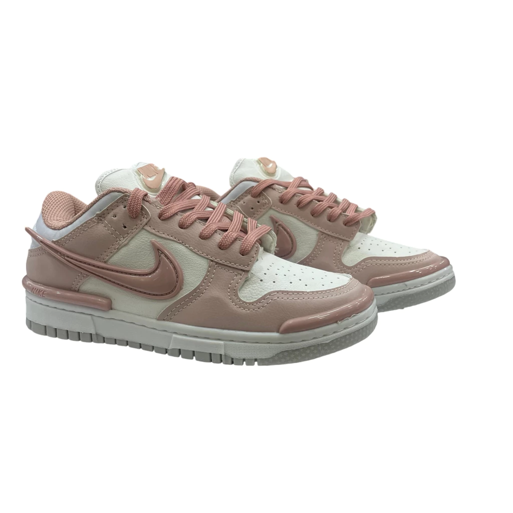 Nike Dunk Twist Rose e branco