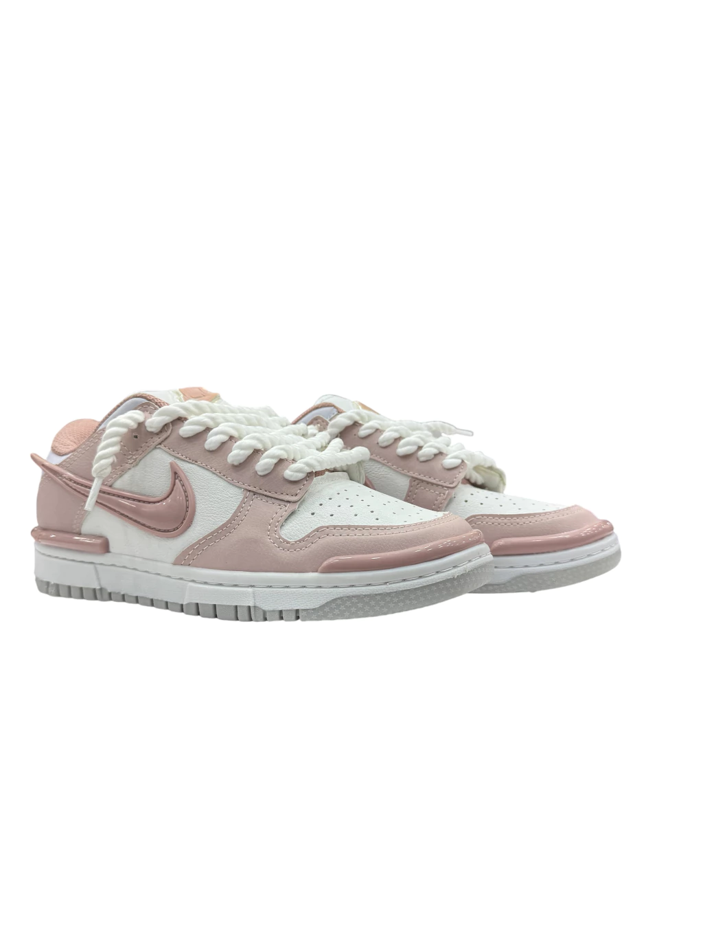 Nike Dunk Twist Rose e branco